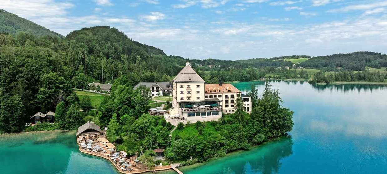 Schloss Fuschl am See, luxuriöse Schlosshochzeit direkt am Wasser